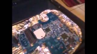 Hp G62 motherboard reflow [upl. by Camey432]