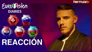 Reacción a Suiza Eslovenia Croacia Polonia y Azerbaijan en ESC 2022 🇨🇭🇸🇮🇭🇷🇵🇱🇦🇿 Eurovisión Diaries [upl. by Areis173]