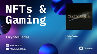 CryptoBlades on Chainlink Live  The NFTBased RPG on BSC [upl. by Yrkcaz]