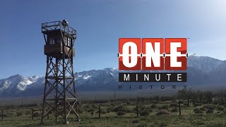 Manzanar  WWII Japanese Internment Camp  One Minute History [upl. by Aisayn]