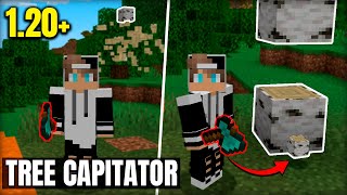 ADDON de TALAR ARBOLES para MINECRAFT PE 120  Tree Capitator addon 120  MODS para MINECRAFT PE [upl. by Shevlo]