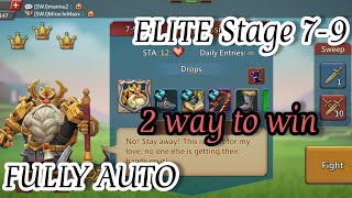 Lords Mobile Elite 79  STAGE 79 2 Way To Win Fully Auto 4K 60fps [upl. by Enyr]