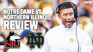 NIU vs Notre Dame Review  PFF Grade Release Show [upl. by Leatri]