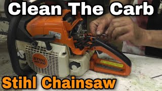 How To Clean The Carburetor On A Stihl Chainsaw A Complete Guide [upl. by Drareg]