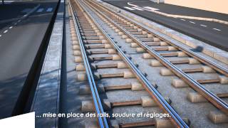 CiteTram  construction dune ligne de tramway [upl. by Cade]