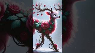 quotEnchanting Hybrid The Mystical Fusion of Rose and Deerquot shorts viralvideo [upl. by Penman]