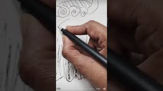 Owl wood carving easy drawing process [upl. by Eselahs]