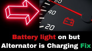 Battery Light on but Alternator is Charging Common Causes [upl. by Cindee827]