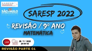 REVISÃO SARESP 9º ANO 2022 RETA FINAL SARESP PROVA SARESP [upl. by Talie]