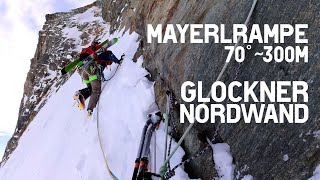 Mayerlrampe  GlocknerNordwand 70° [upl. by Aicelaf20]