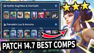 BEST TFT Comps for Patch 147  Teamfight Tactics Guide  Set 11 Ranked Beginners Meta Tier List [upl. by Henrie]