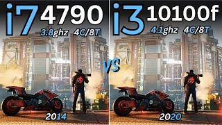 i7 4790 vs i3 10100f  Tested in 12 Games 2024  1080p [upl. by Siloam174]