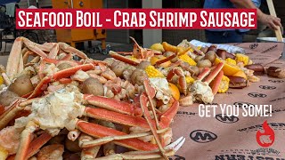 Seafood Boil  Easy Seafood Boil Recipe  Crab and Shrimp Boil  Low Country Boil [upl. by Antin]