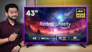 Redmi Smart Fire TV 4K 43 Unboxing amp Review ⚡️  At Just Rs 24999  Fire TV OS 🚀 [upl. by Arrait]