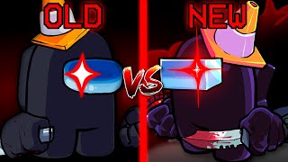 FNF Vs Impostor V4  Defeat Old Vs New black impostor song old vs new comparison [upl. by Cullan]