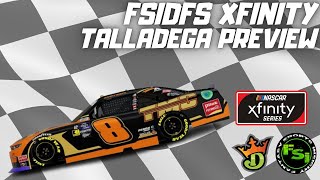 FSi DFS NASCAR Silent Picks Show  Xfinity Series at Talladega Superspeedway  United Rentals 250 [upl. by Rad548]