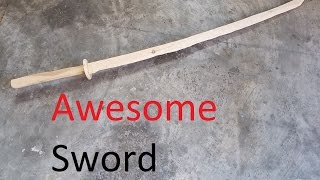 Making a Wooden Sword [upl. by Euqinimod]