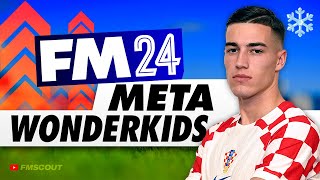 The BEST Meta Wonderkids In FM24  Football Manager 2024 Best Players [upl. by Yeaton]