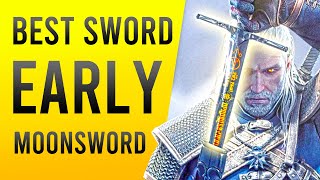 Witcher 3 Best Sword EARLY Location – The MoonBlade Silver Sword Relic Starter Guide [upl. by Hpesoj]