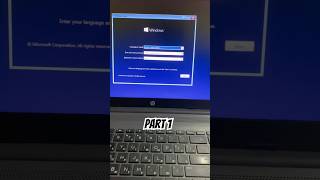 Windows Installation Part 1 learnfromjosh shorts [upl. by Estella4]