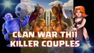 TH11 MAX BASE  Bowler valkyrie • Killer Couple  Top 5 3 Star Attack Strategy  CLASH OF CLANS [upl. by Accebor]