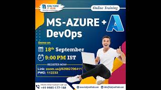 Azure DevOps  Azure Admin  New Batch  Kalyan IT Hub [upl. by Erasaec]