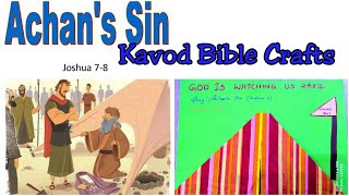 Achan’s Sin Bible Craftbiblecrafts sundayschoolcraft sundayschoolbiblestories [upl. by Abe]