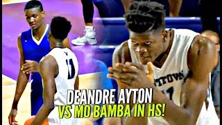 DeAndre Ayton vs Mo Bamba amp His 710quot Wingspan In High School 1 vs 2 Potential Draft Picks [upl. by Nakada]