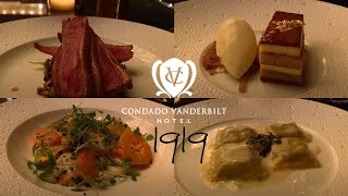 1919 Restaurant San Juan PR Fine Dining Review  Condado Vanderbilt Hotel [upl. by True]