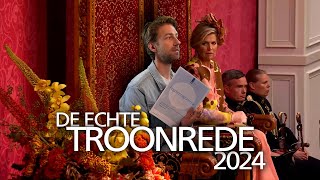 De enige echte Troonrede 2024 [upl. by Durstin]