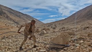 Jahangirs effort to collect water pipes in the mountains [upl. by Demetris]