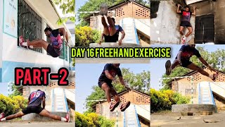 Part 2DAY  16Freehand Exercise viralvideo trending motivation sports [upl. by Pedro]