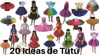 20 Ideas de tutús o faldas de tul Ideas de disfraces para niños [upl. by Marcin]