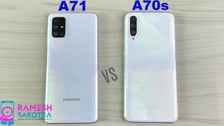 Samsung Galaxy A71 vs A70s SpeedTest and Camera Comparison [upl. by Livy246]