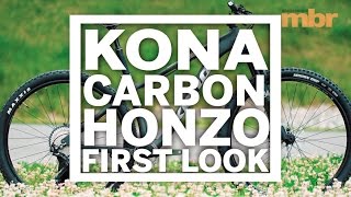 2017 Kona Honzo Carbon first look  MBR [upl. by Nicholle]