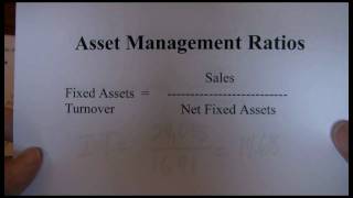 Financial Ratios Asset Management [upl. by Sirama]