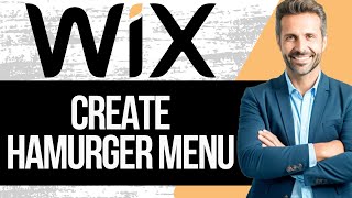 How to Create Hamburger Menu on Wix  Full Tutorial 2024 [upl. by Plerre]