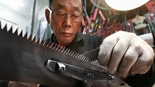 Handmade Saw Making Process by 80 Years Old Man with 62 Years of Experience [upl. by Prem375]