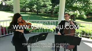 VSmusic4u String Duo violin cello wedding musicians wedding ceremony music Long Island New York [upl. by Eical]