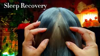 ASMR Sleep Recovery of hair Lice Removal 😴💤🥱 [upl. by Yraunaj]