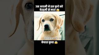 उस आदमी ने इस प्यारे कुत्ते को बेरहमी से मारा 😱  short dog movie [upl. by Cr]