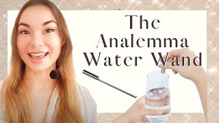 Analemma Water Wand  Structured Energized Water for Biohacking Hydration Longevity and AntiAging [upl. by Misak63]