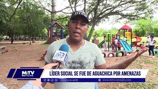 Amenazas obligan a líder comunal a abandonar Aguachica [upl. by Dnalyr864]