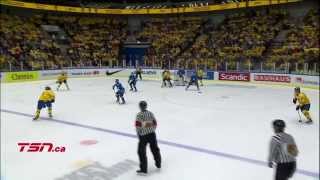 Sweden v Finland GMG 23 OT  2014 IIHF World Junior Championship [upl. by Nauqram]