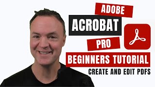 How to use Adobe Acrobat Pro  Beginners Tutorial [upl. by Hartzke356]