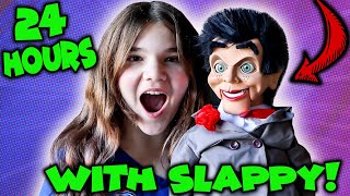 24 Hours With SLAPPY The Evil Dummy [upl. by Zoba]