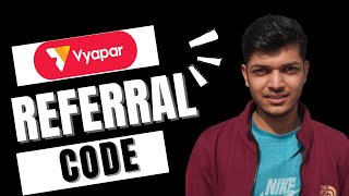 vyapar app referral code  vyapar referral code 2024  vyapar app ka referral code [upl. by Annaul]