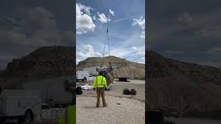 Helicopter takes off from the Hualapai Hilltop arizona [upl. by Llenaj399]