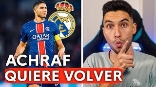 🚨ACHRAF HAKIMI QUIERE VOLVER al REAL MADRID ¿HAY POSIBILIDADES  ByDiegoX10 [upl. by Bilbe962]