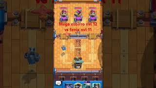 Fenix vs mega esbirro clashroyale vs [upl. by Micah]